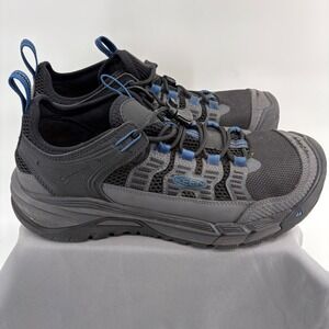 Keen Utility Vista Energy Mens Black Blue Carbon Fiber Toe Work Shoes EH Rated
